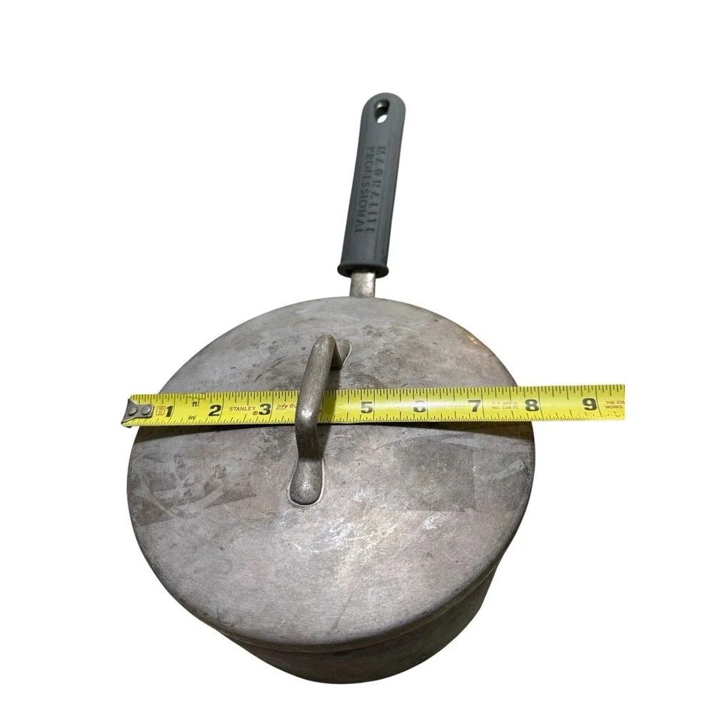 Magnalite GHC USA 3 Qt Cast Aluminum Saucepan Pot Lid Vintage